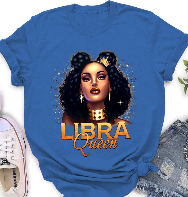 Download Libra Queen Png Black Queen Birthday Libra Zodiac Black | Etsy