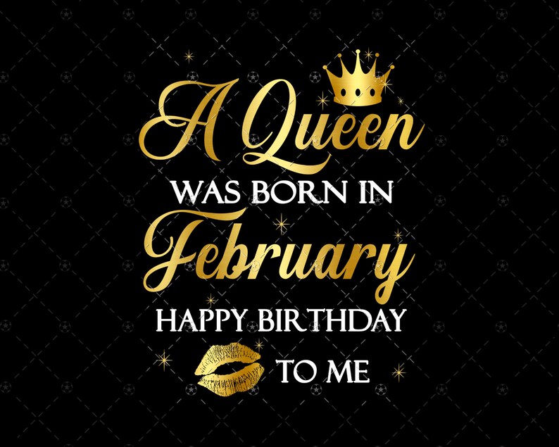 Download A Queen Was Born In February Svg February Birthday Svg | Etsy