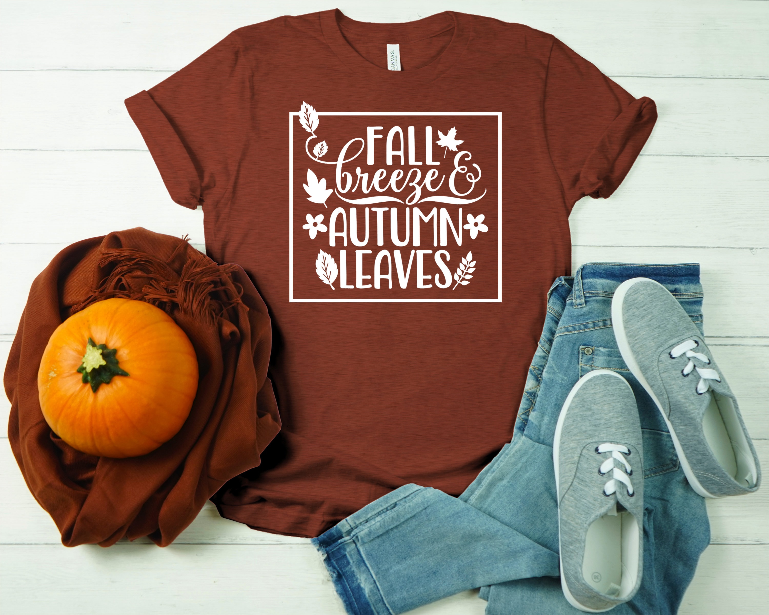 Fall Breeze & Autumn Leaves Shirt Fall Shirt Autumn Shirt Etsy UK
