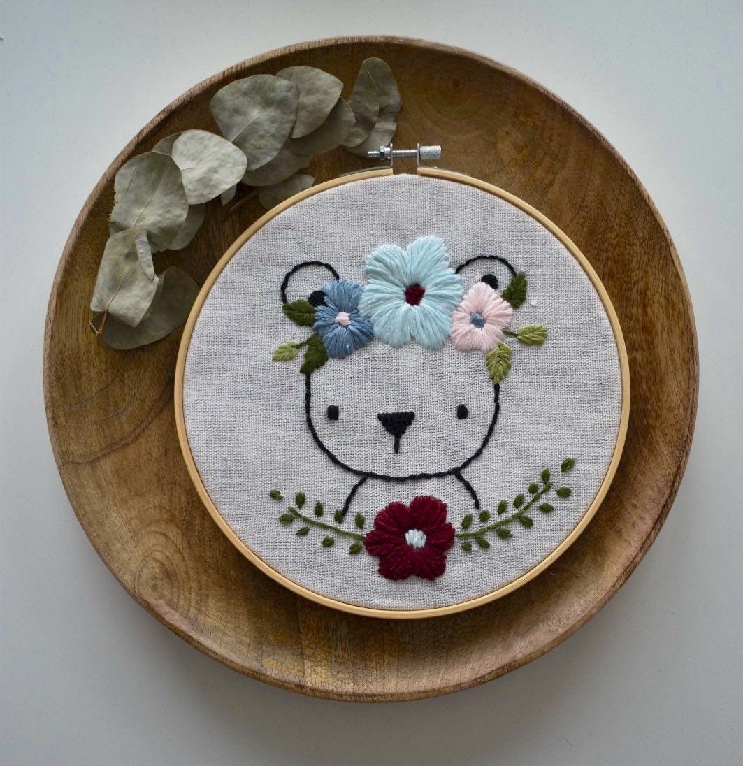 Embroidery  embroidery frame for nurserydecoration  etsy Embroidery  embroidery frame for nurserydecoration  etsy