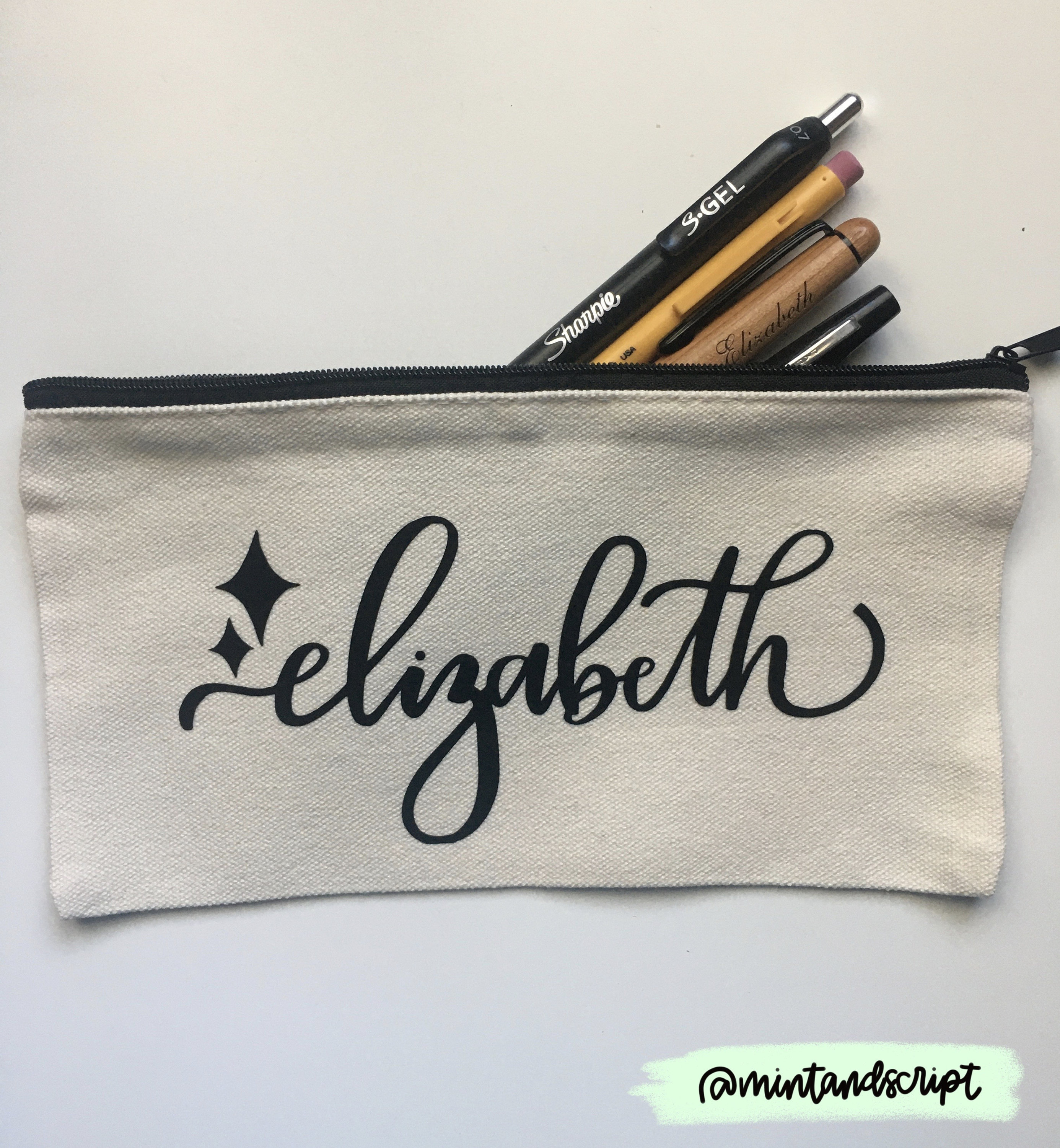 elizabeth pencil pouches