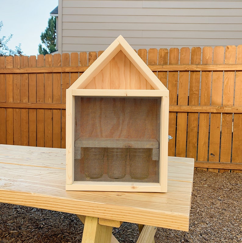Butterfly Habitat Cottage Wooden Butterfly Enclosure Etsy