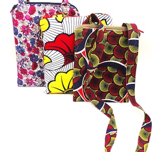Cotton Fleece Neck Pouch for Cell Phone and Keys for Men and Women