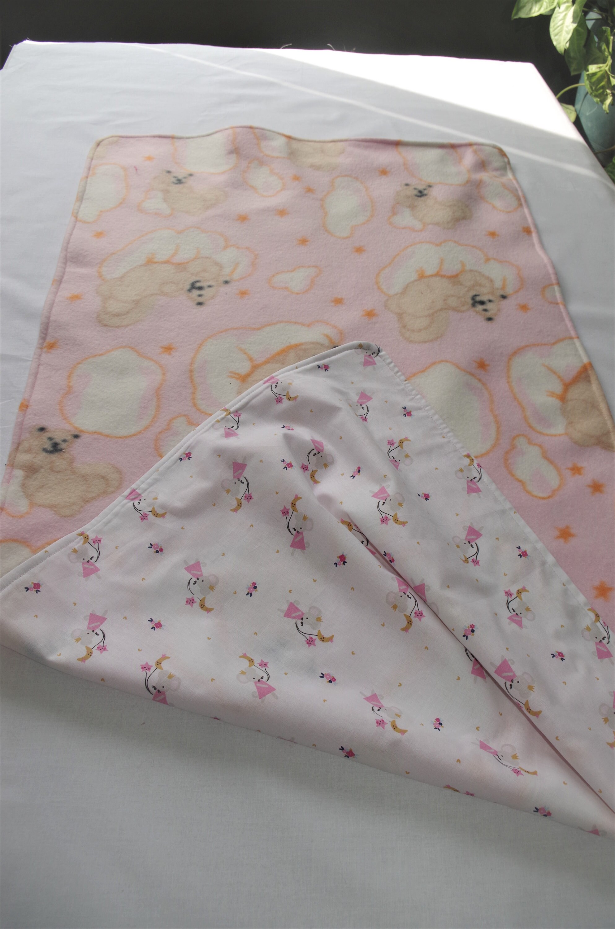 Couverture Bébé en Doudou et Coton Oeko Tex