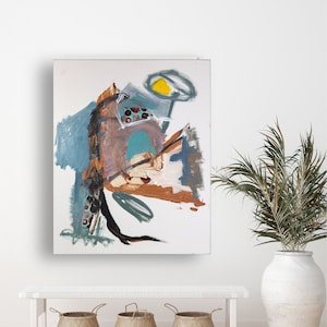 Originalkunstwerk, Leinwanddruck, Wohnkultur, moderne Kunst, abstrakte Malerei, Zeitgenössische Kunst,