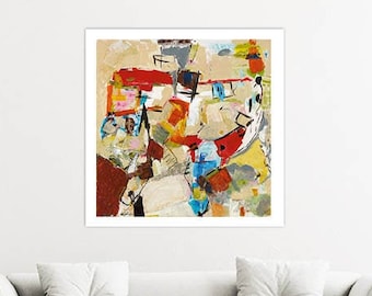 Abstract Canvas, Print On Canvas, Original Art Prints, Big Canvas Art, Modern Wall Art, Israeli Art, Living Room Decor, Office Wall Decor