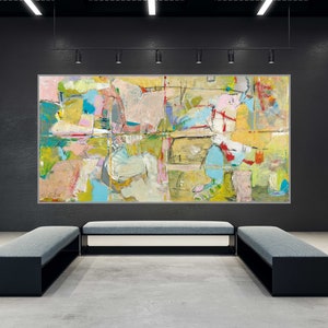 Big Wall Décor, Modern Abstract, Acrylic Canvas Art, Colorfull Canvas, Cool Abstract Art, Living Room Art, Office Decor Art, Large Wall Art