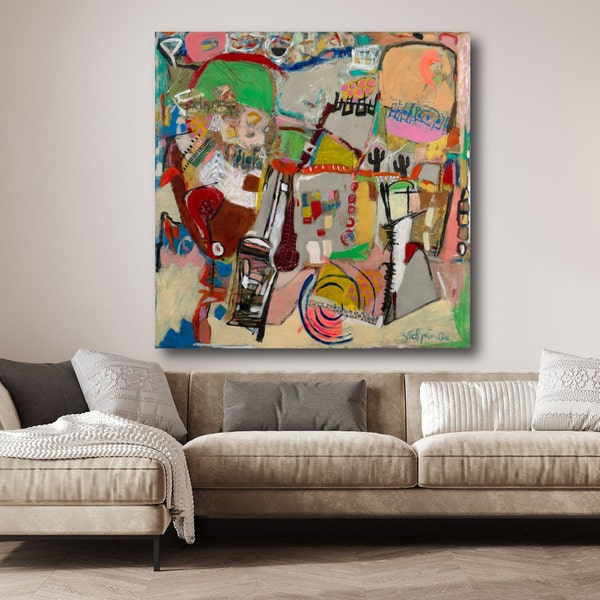 Square Canvas Art Etsy