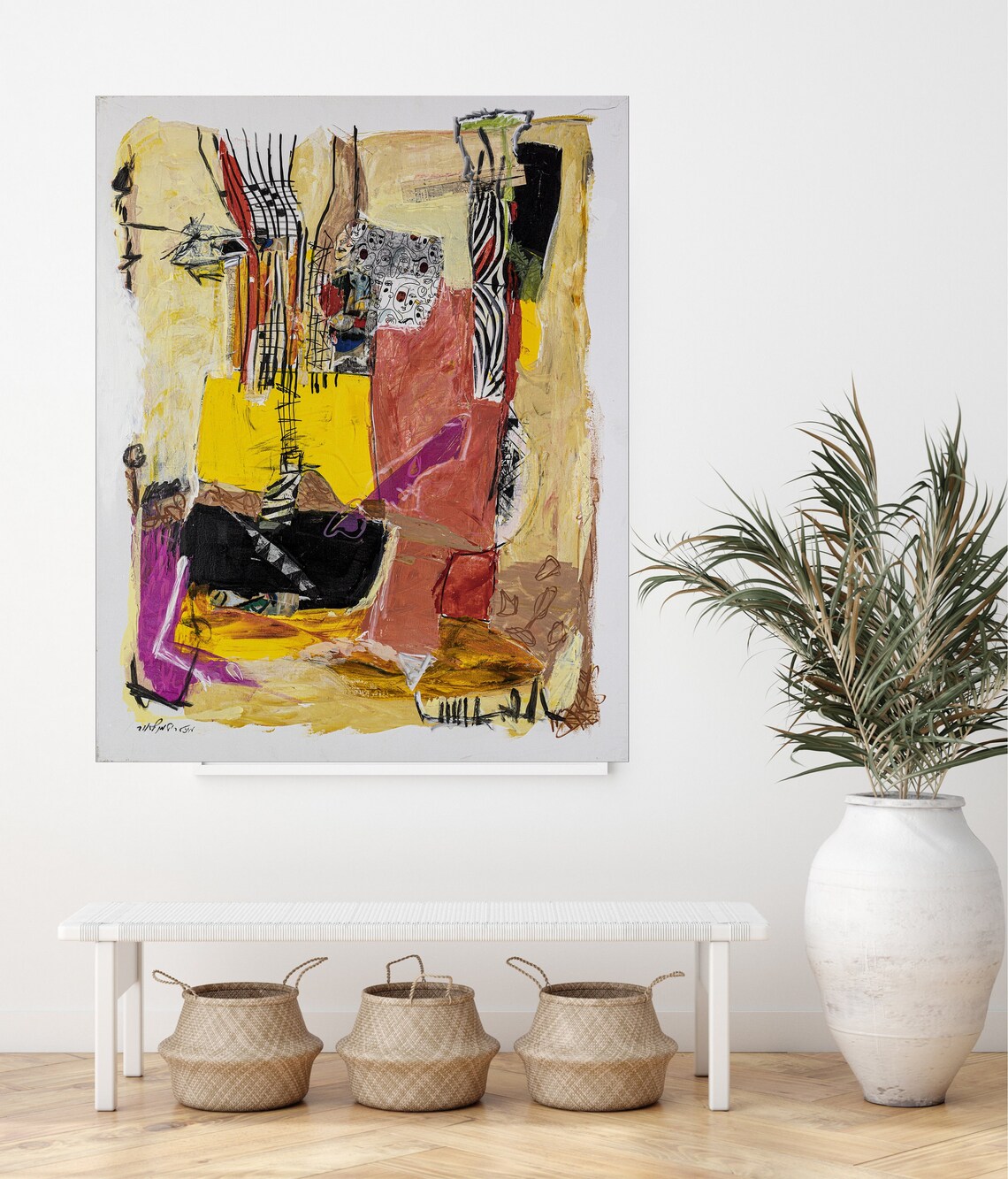 Unique Abstract Wall Art Large Art Print on Canvas by - Etsy