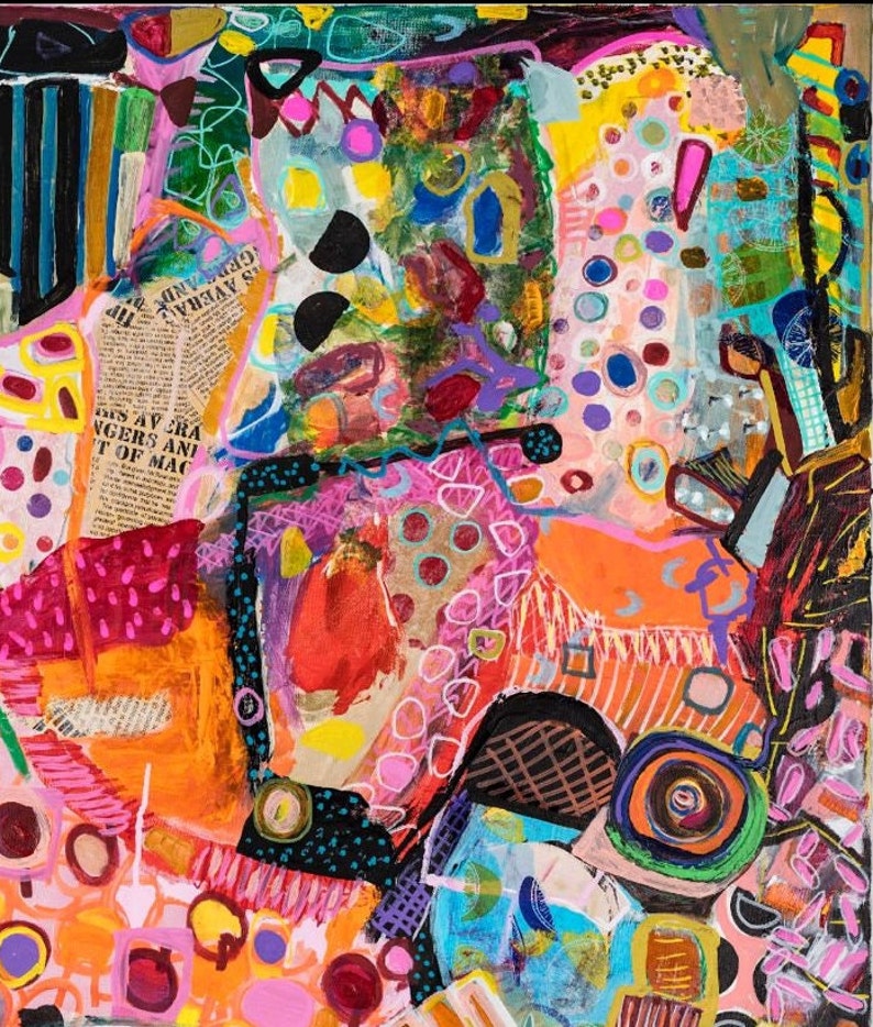 Oversize Wall Art Abstract Canvas Art Contemporary Wall Etsy