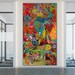 Oversize Abstract Art, Print on Canvas, Rectangular Wall Art, Original ...