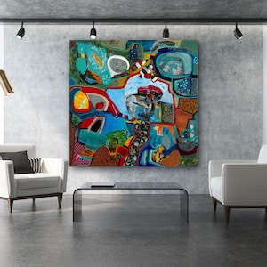 Fine Art, Original Art, Canvas Prints, Home Decor, Modern Art, Abstract Painting, Contemporary Art,
