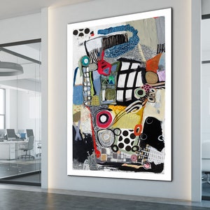 Fine Art, Original Art, Canvas Prints, Home Decor, Modern Art, Abstract Painting, Contemporary Art, Israeli art