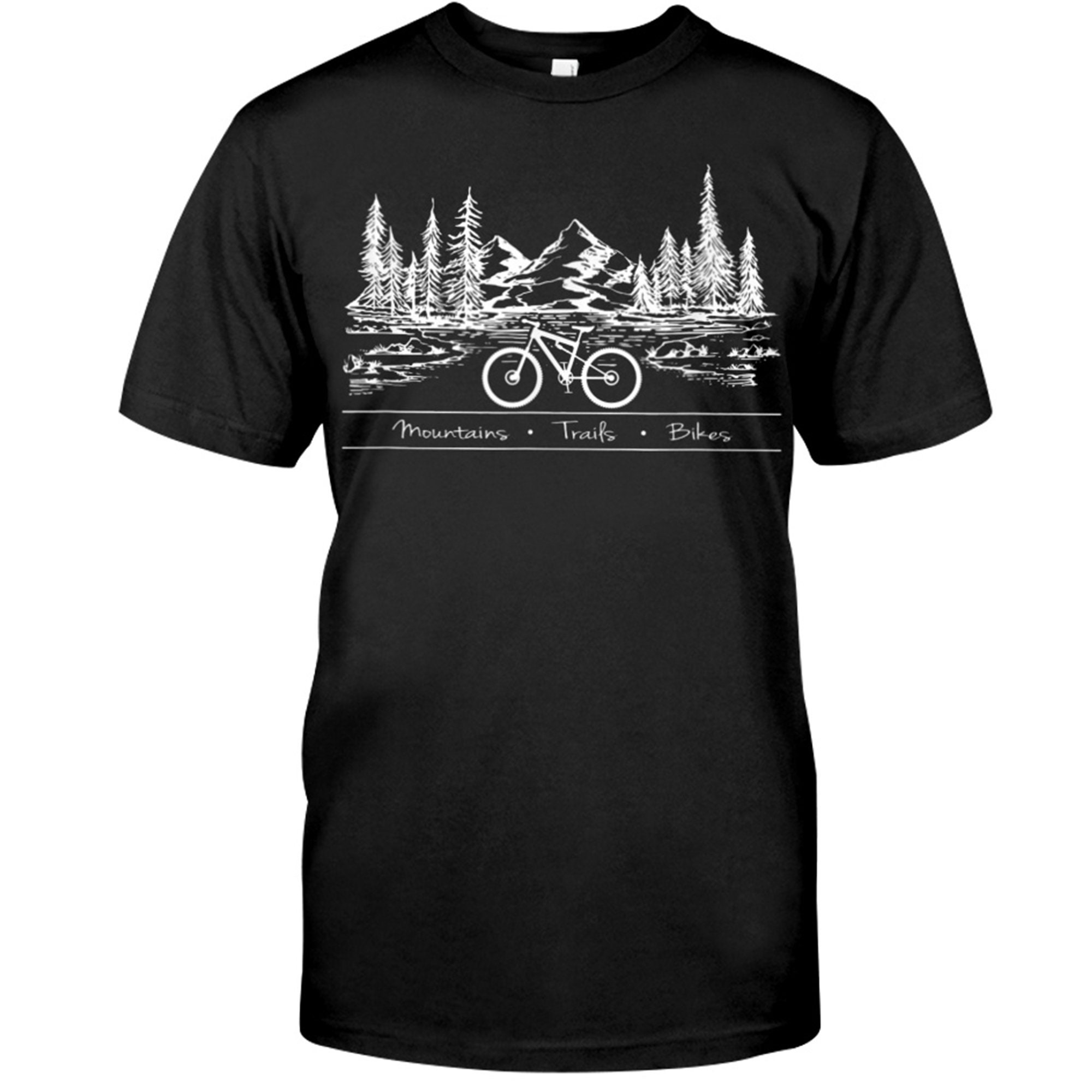 MountainbikeTrails klassische TShirt MountainbikeShirt Etsy