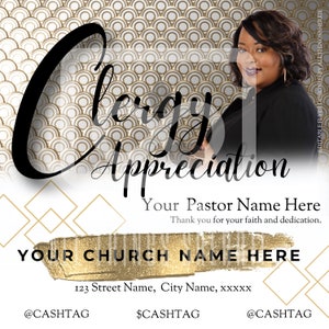 DIY Church Flyer Template for Canva Pastor Appreciation, Church Conference, Convocation, Church Service, Anniversary, Poster, Social Media