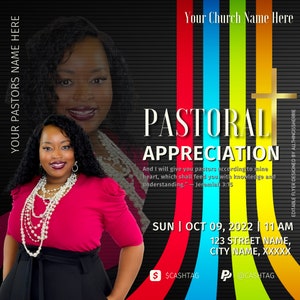 DIY Church Flyer Template for Canva Pastor Appreciation, Church Conference, Convocation, Church Service, Anniversary, Poster, Social Media