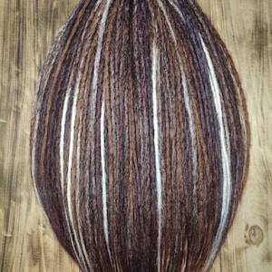 Brown dread Extensions Synthetic Dreadlocks double or single ended full set dark light brown soft long dreads extensions boho dreadlocks