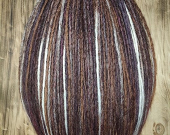 Brown dread Extensions Synthetic Dreadlocks double or single ended full set dark light brown soft long dreads extensions boho dreadlocks