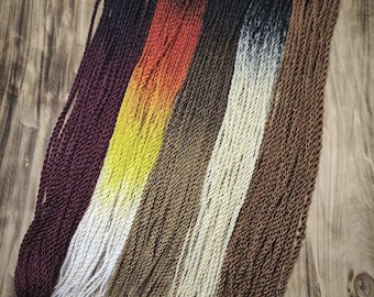 Long Twisted Single Ended Braids  Boho Hair Accessories braids extensions Street style custom dreads or braids One-Of-A-Kind Hair Jewelry