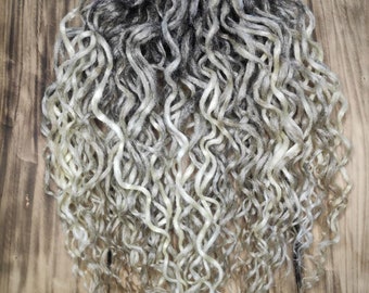 Boho artificial curly dreads extensions Crochet dread style soft synthetic dreadlocks set Custom double ended dreads festival wavy braidin