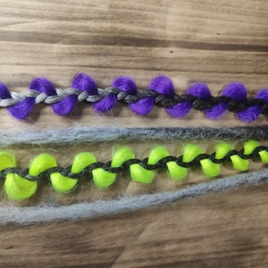 Graue einfach anzubringen Clip-in Dreadlocks und Zöpfe Boho Dreadlocks auf Haarspangen Haarschmuck Erweiterungen Haar Dreads auf Clipin Haarteil