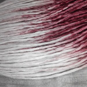 Extensiones de rastas de crochet de conjunto completo, colores burdeos, rojo y blanco, rastas postizas de colores, rastas personalizadas de un solo extremo o de doble punta