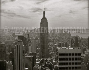 Empire State Building Photograph, NYC, New York Skyline, City, ESB Picture, Architecture Photo, Home Decor, Wall Art, Print