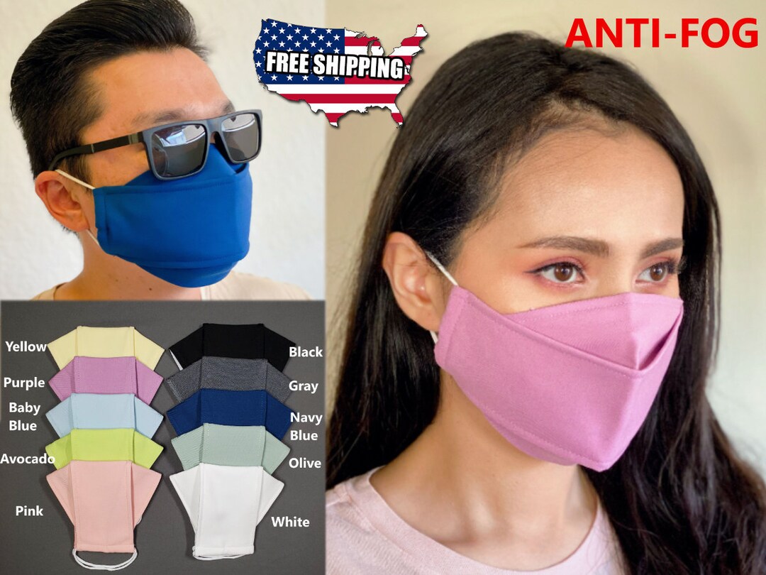 Face Mask for Glasses Wear Handmade Fast Ship Holiday Gift Etsy