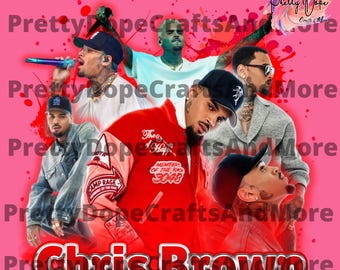 Chris Brown, camiseta PNG, diseño digital instantáneo PNG, diseño de camiseta pirata imprimible