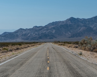 Photographic Print - Mojave Desert Straight - California