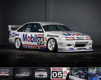 Photographic Print - 1993 Holden VP Commodore Touring Car - MULTI IMAGE