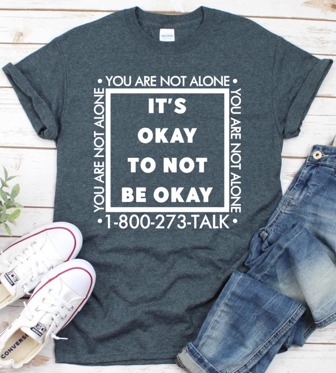 It's Okay to Not Be Okay SVG Cut File | Mental Health Awareness - Etsy