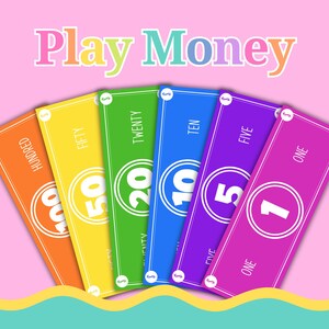 Printable Pretend Play Money Bucks