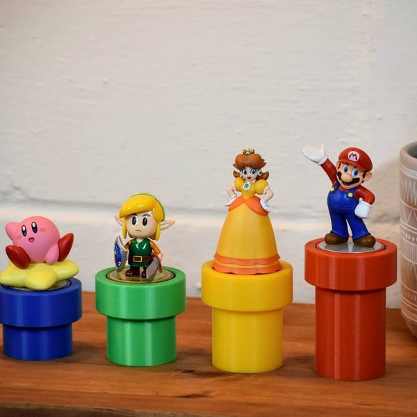 Amiibo Display Stand - Warp Pipe - 3D Printed