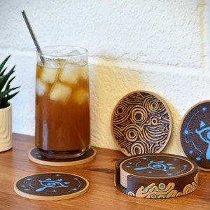 Legend of Zelda Breath of the Wild Inspired Coaster Set - 3D Printed