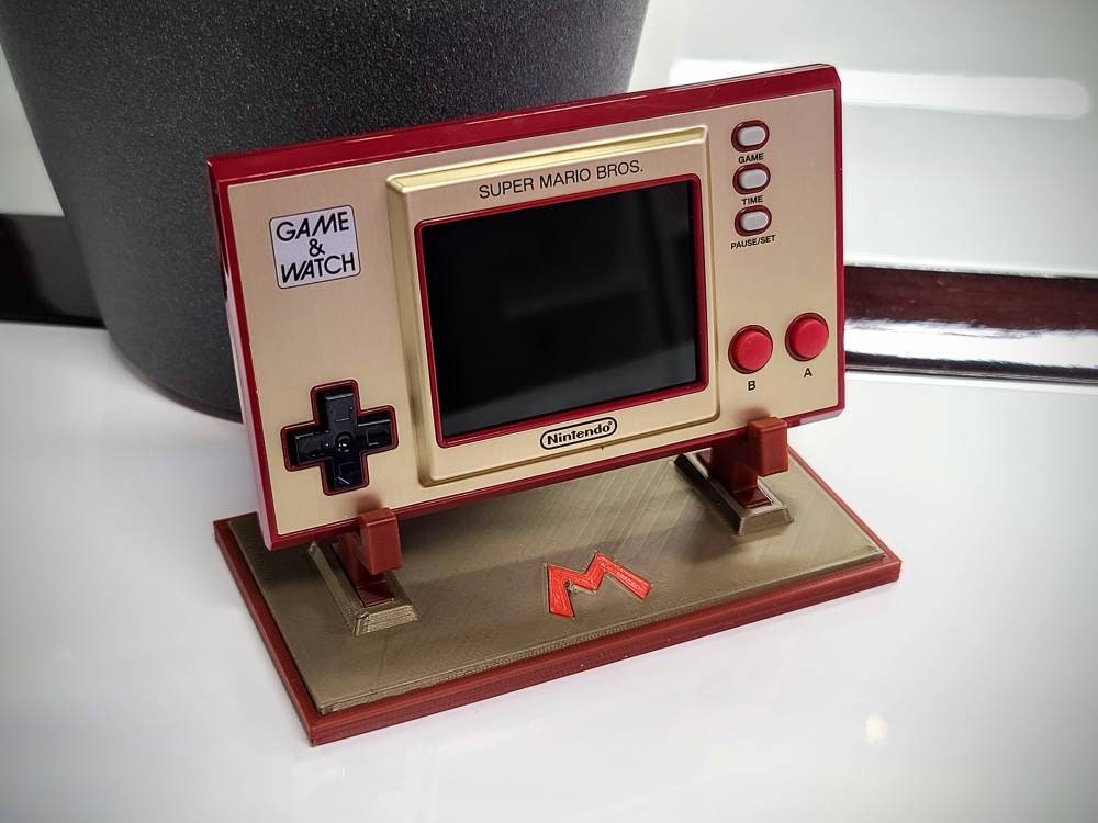 Nintendo Game & Watch Display Stand - Mario and Zelda - 3D Printed