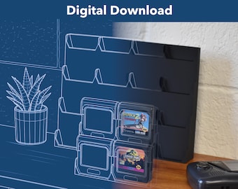 Digital Print Files - GameGear Cartridge Risers - Display up to 16 GameGear Games