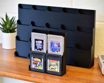 Risers de cartouche GameBoy - Affichez jusqu'à 20 jeux GameBoy - Support imprimé en 3D