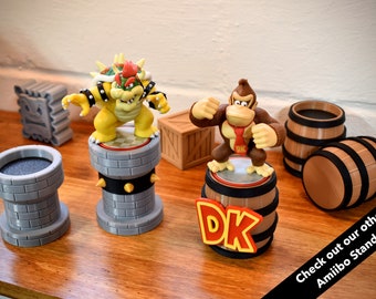 amiibo ディスプレイスタンド マリオシリーズ Amiibo ディスプレイスタンド - モジュラー - モジュールごとに4