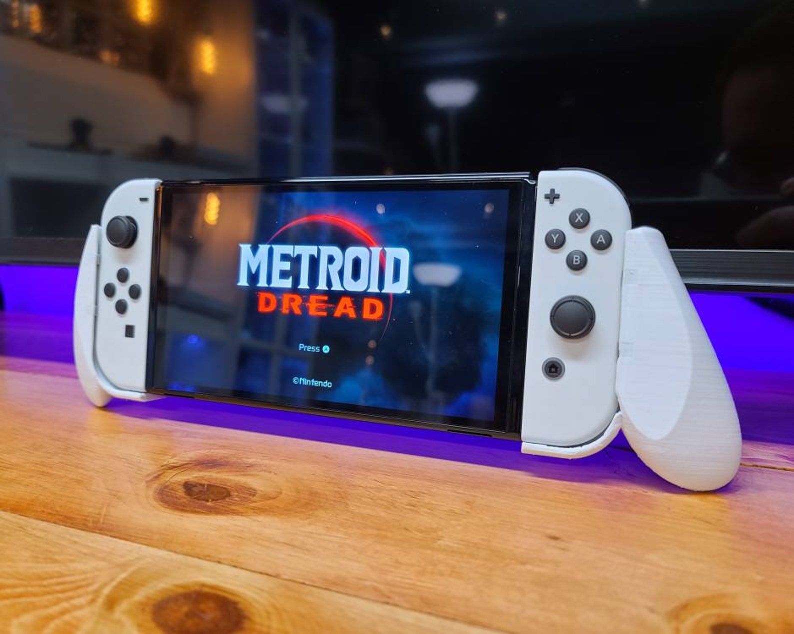 Nintendo Switch OLED Asymmetric Comfort Grip Kickstand Etsy