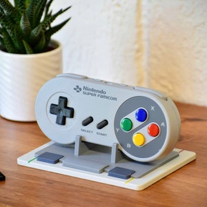 Nintendo Switch Online Super Famicom Controller-displaystandaard - 3D-geprint
