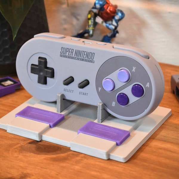 Nintendo Switch SNES Online Controller Display Stand - 3D Printed