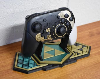Zelda 40th Anniversary Pro Controller Display Stand - 3D Printed