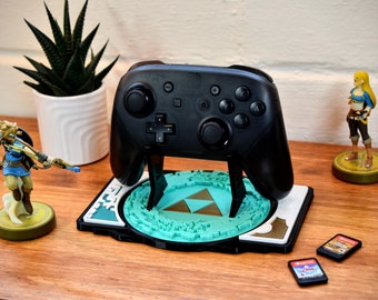 Zelda Tears of the Kingdom Pro Controller Display Stand - 3D Printed