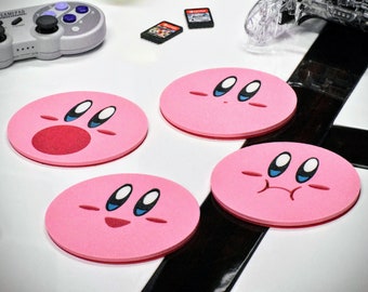 Dessous de verre Kirby - Individuel - Imprimé en 3D