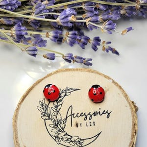 Lady Bug Earrings (Studs)