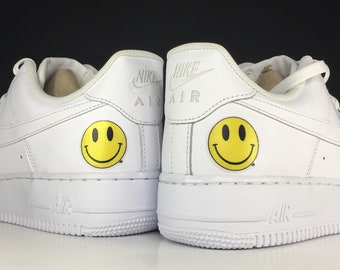 air force 1 smiley face