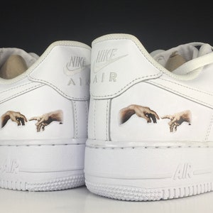 The Creation of Adam Re-usable Sneaker Decal - Nike AF1, Adidas Superstar