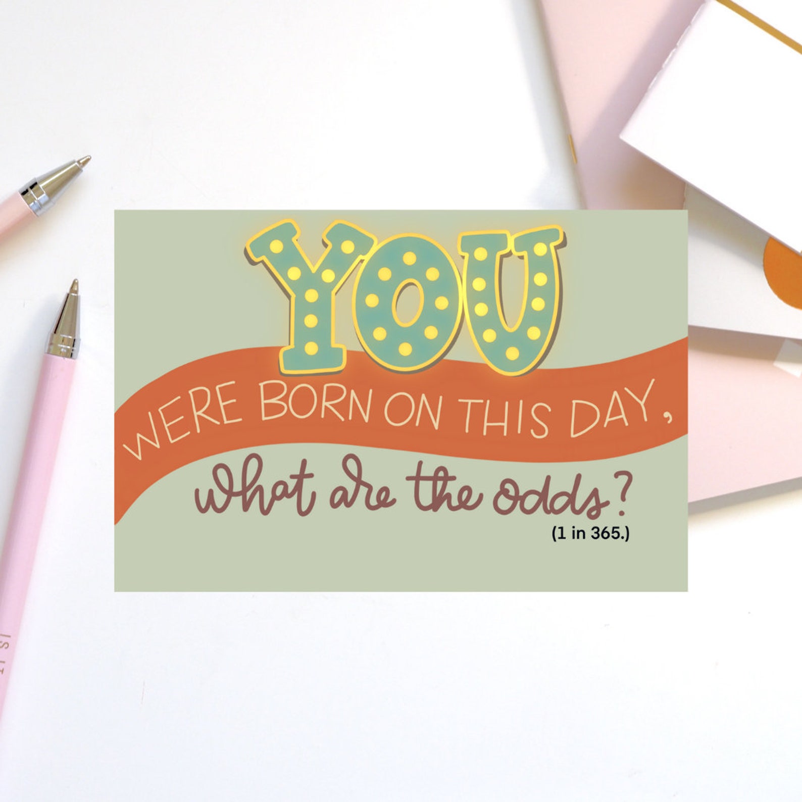 You Were Born on This Day Birthday Digital Download Greeting - Etsy