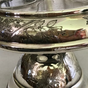 Antique Victorian Condiment Cruet Set Silverplate EPNS